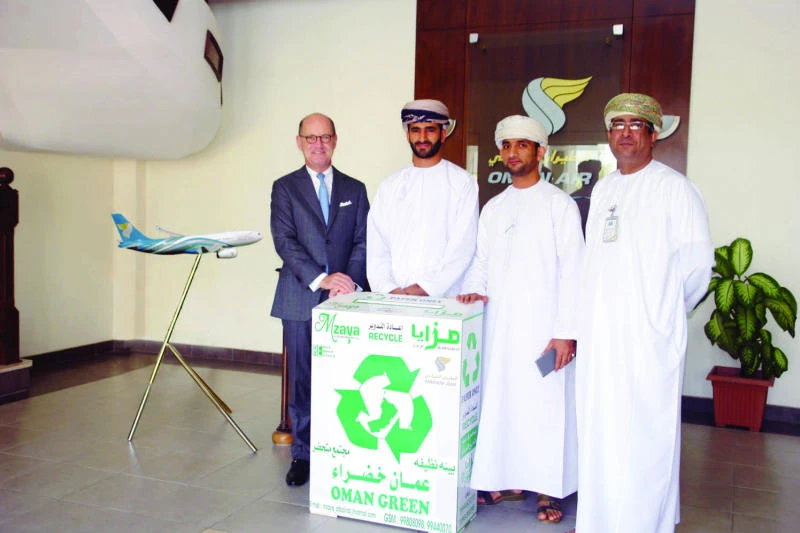 Oman Air expands CSR initiative with new paper recycling program