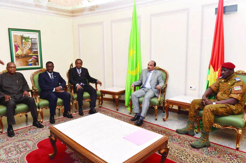 African Union chief in Burkina Faso for transition talks