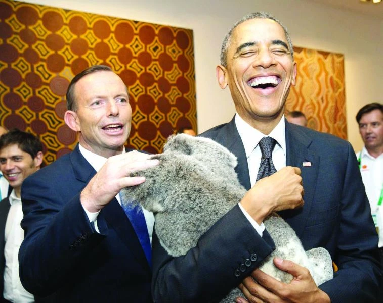 ‘Koala diplomacy’: Abbott arranges warm welcome