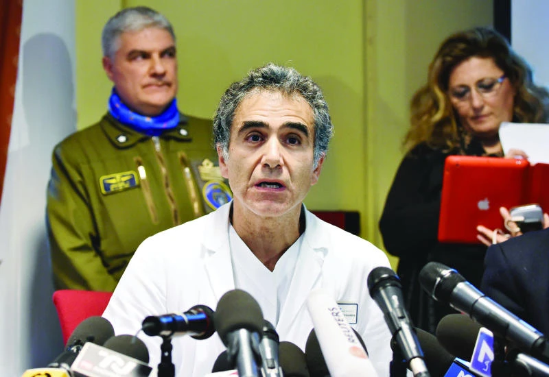First Italian with Ebola takes trial drug
