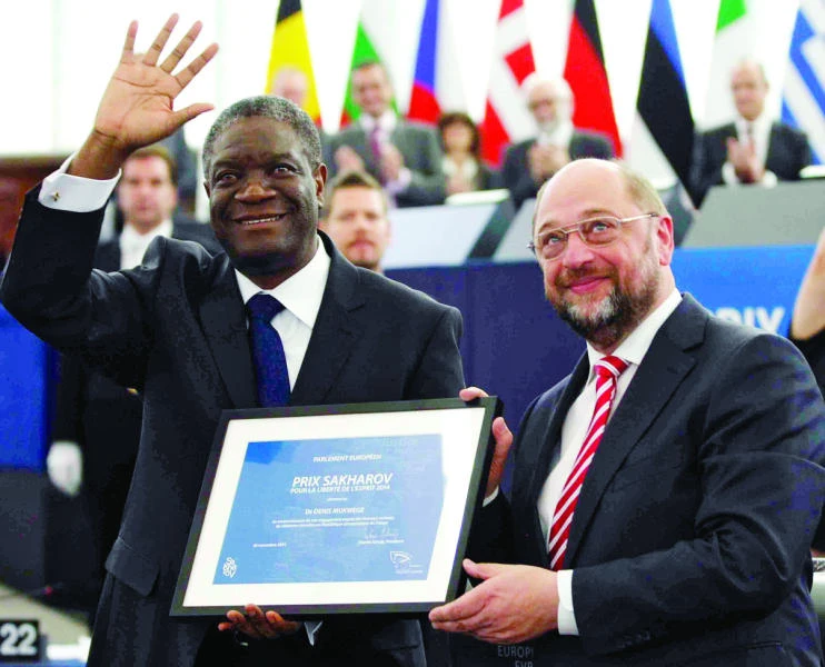Denis Mukwege receives EU prize for helping rape victims