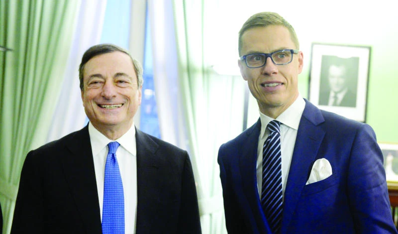 Draghi: Euro monetary
union ‘incomplete’