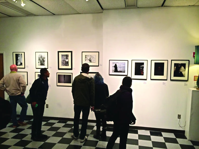 Saudi female students exhibit artwork in US