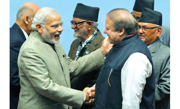 Sharif-Modi handshake salvages SAARC Summit