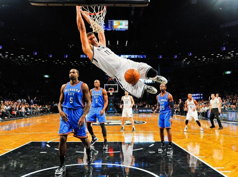 Lopez scores 18 in return as Nets down Thunder
