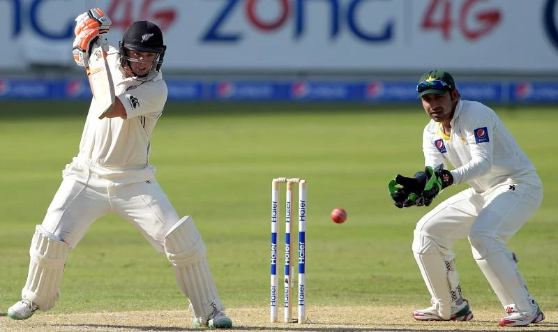 Ton-up Latham anchors New Zealand in second Test