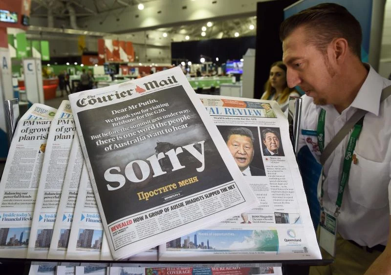 Australia, Britain tell Putin to stop being a bully