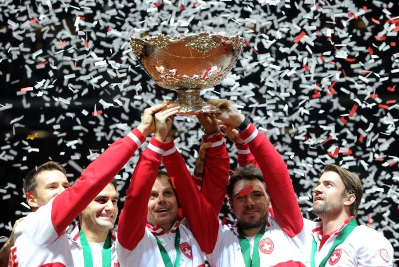 Davis Cup joy for Federer