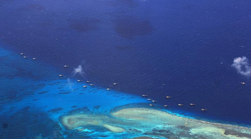 China rejects US call to stop island project in South China Sea