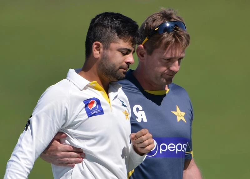 Shehzad fractures skull as Pakistan takes charge