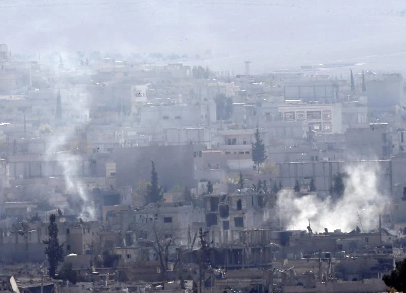 French jets hit IS targets at Kobani