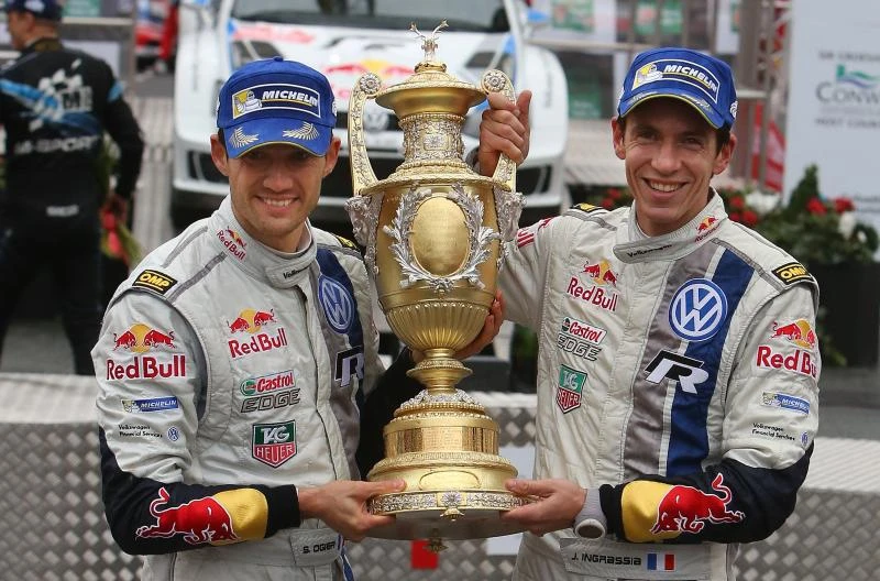 Ogier triumphs in Wales to end season in style