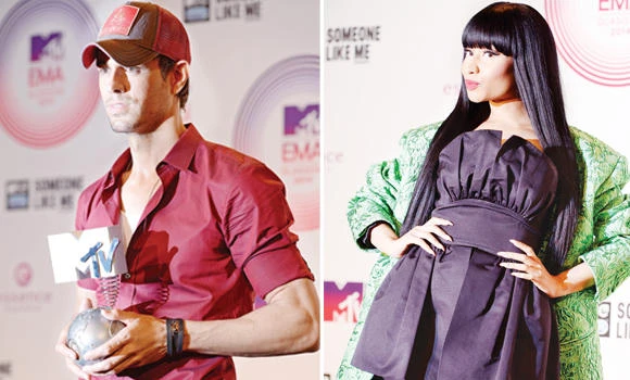 Grande, Minaj shine at MTV awards