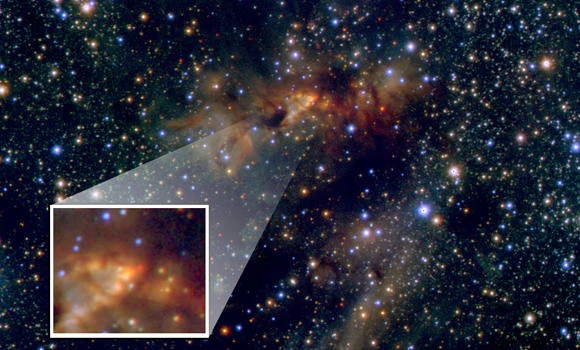 Star formation theories challenged by new telescope discovery