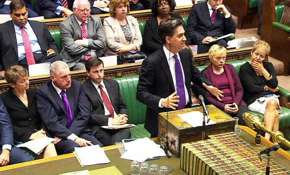 Britain’s Miliband outlines firmer immigration policy