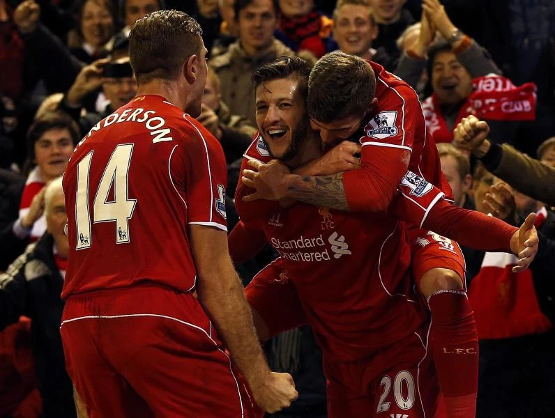 Lallana double helps Liverpool end year on a high