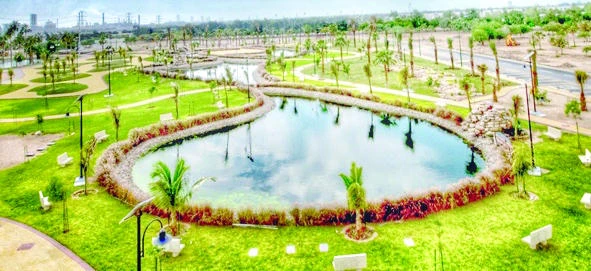 Lake project opened to public in Yanbu Industrial City