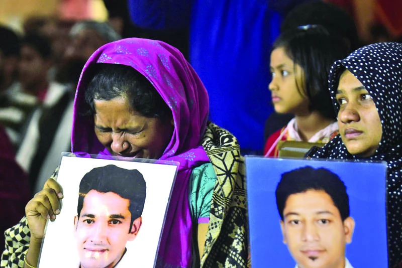 Dhaka: Relatives of missing persons protest