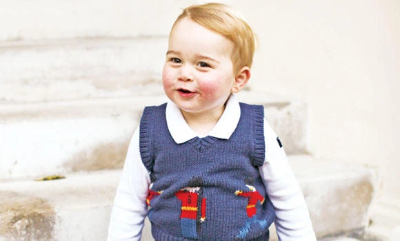 Prince George in new Christmas photos