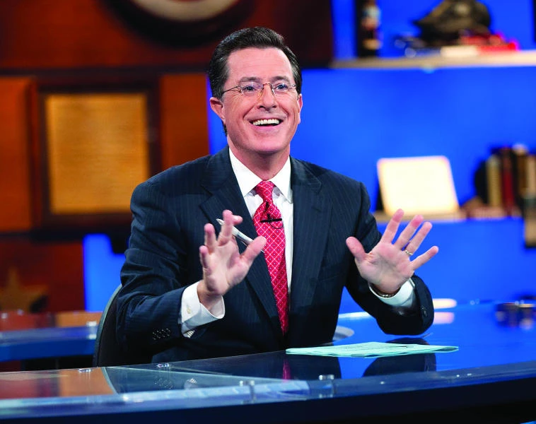 Stars fill the stage as Colbert ends ‘Report’