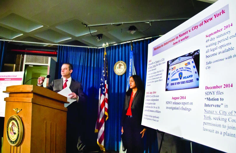 US govt sues NYC over jail violence