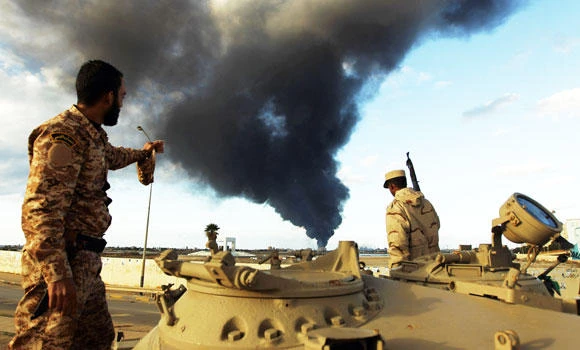 19 soldiers killed, oil tank hit in Libya