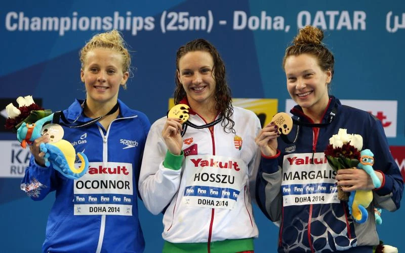 Hungarian Hosszu nabs fourth gold and sets world record