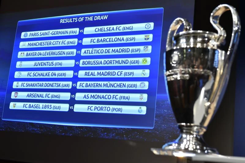 Chelsea faces PSG, Man City tackles Barca in last 16