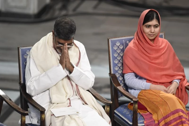 Malala, Satyarthi receive Nobel Peace Prize