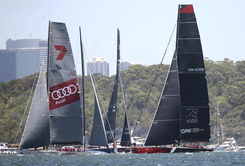 Comanche leads late on first day of Sydney-Hobart