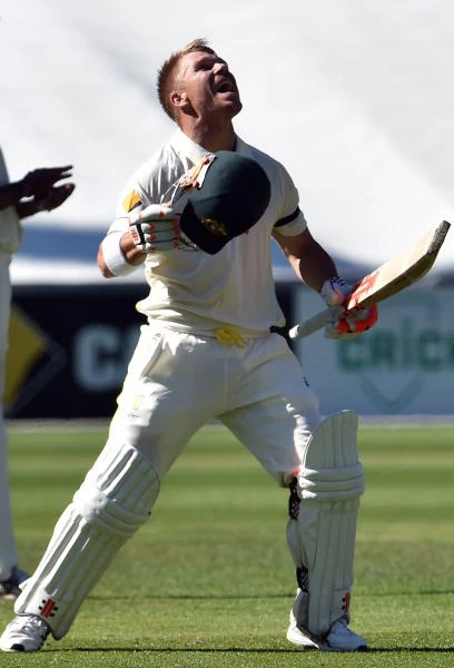 Warner hits back-to-back Test tons to put Aussies in charge