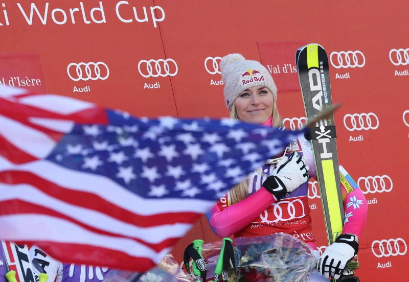 Vonn claims 61st World Cup win in Val d’Isere
