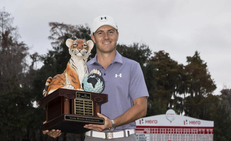 Spieth wins by record 10 shots at Isleworth