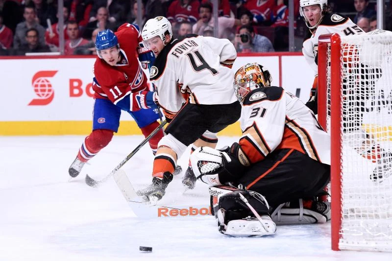 Beleskey, Andersen give Ducks win at Canadiens