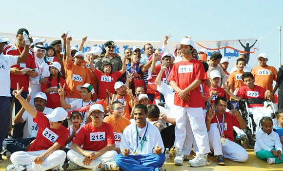 Children with disabilities experience joy of marathon