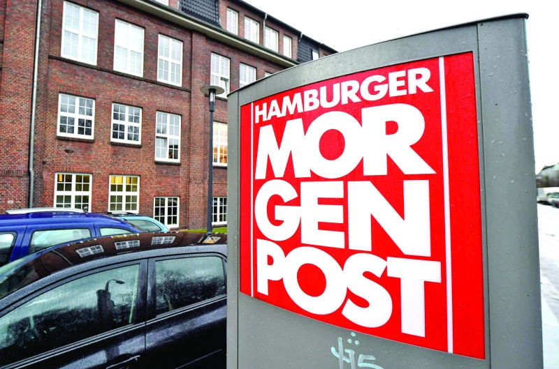Two held for attack on German paper