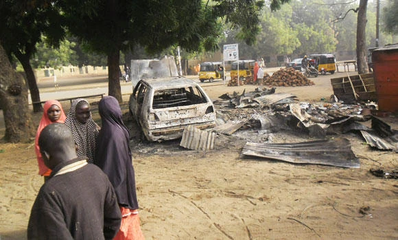 Suicide bomber kills 4 at Nigeria bus station
