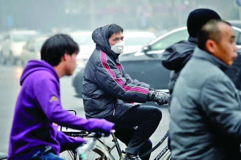 Pollution soars in Chinese capital amid winter smog
