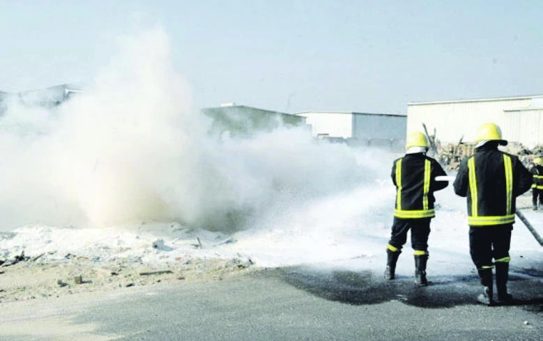 Timber waste fire put out