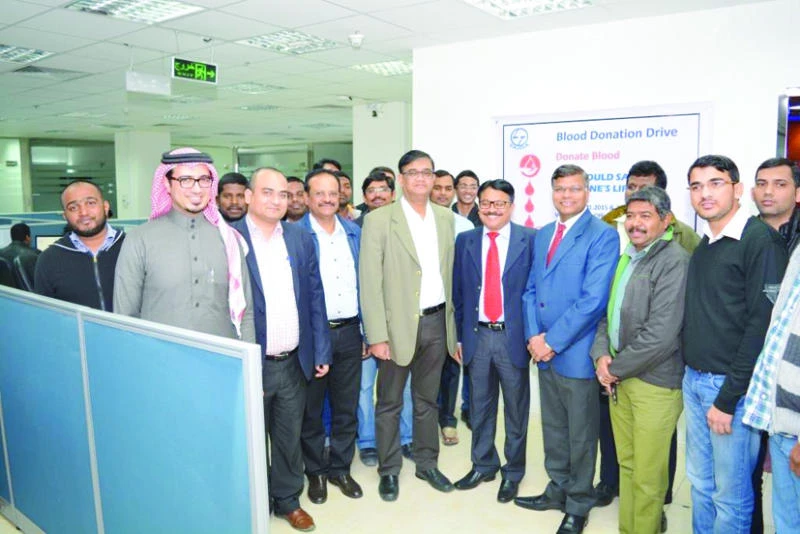 L&T organizes blood donation camp