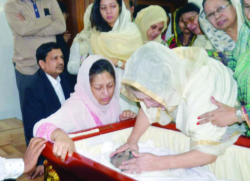 Thousands mourn son of Bangladesh opposition leader