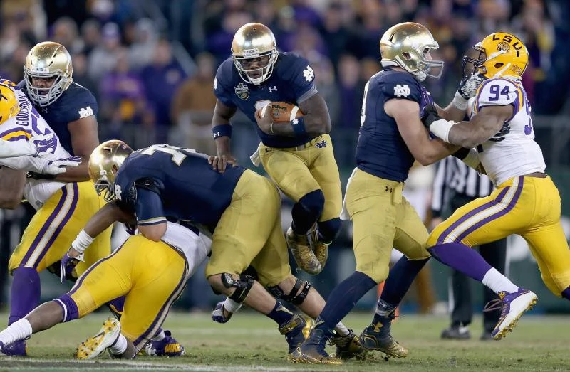 Notre Dame upsets LSU in Music City Bowl