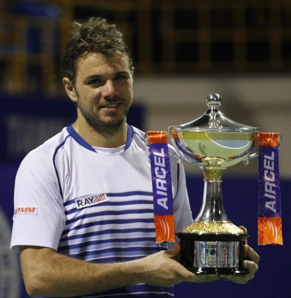 Wawrinka starts season with third Chennai title