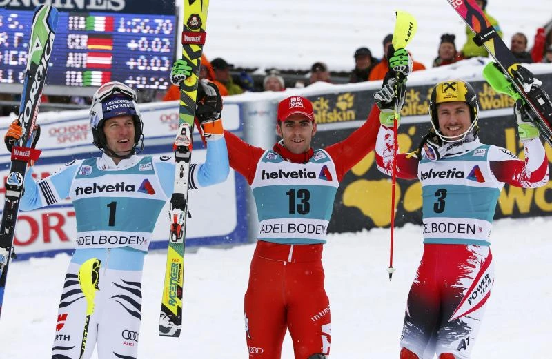 Italy’s Stefano Gross wins World Cup slalom
