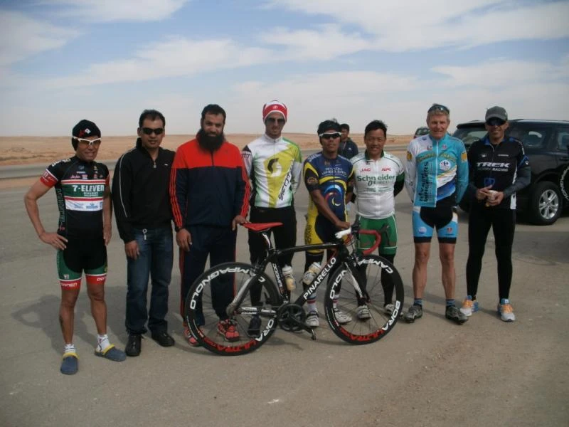 Sultan pedals to victory