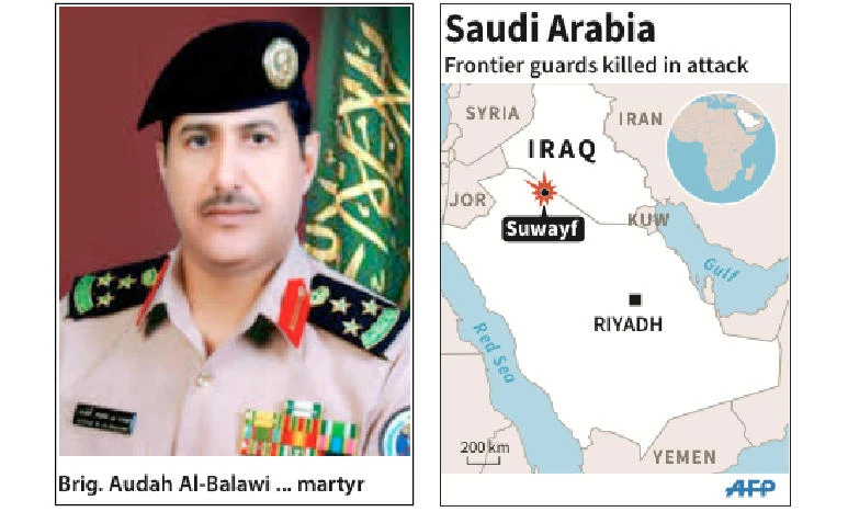 Surrender treachery: 3 soldiers killed by suicide bomber at KSA-Iraq border