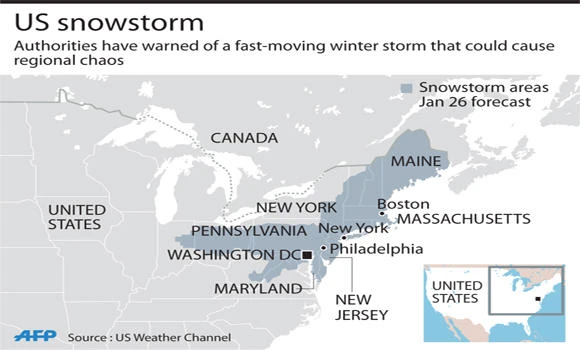 US braces for monster blizzard