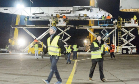 Solar plane heads for UAE ahead of round-the-world trip