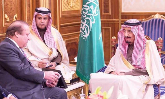 Nawaz Sharif meets with Crown Prince Salman in Riyadh