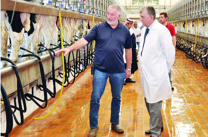 Irish ambassador visits Almarai facilities